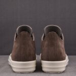 (BEST) Rick Owens Strobe Suede 'Brown' Sneakers