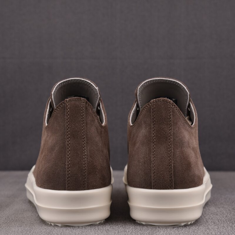 (BEST) Rick Owens Strobe Suede 'Brown' Sneakers