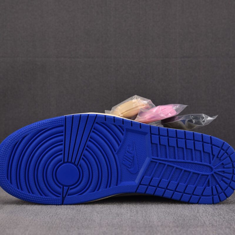 (BEST) Travis Scott x Air Jordan 1 Low OG SP Suede 'Fragment Deep Blue'