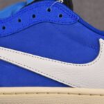 (BEST) Travis Scott x Air Jordan 1 Low OG SP Suede 'Fragment Deep Blue'