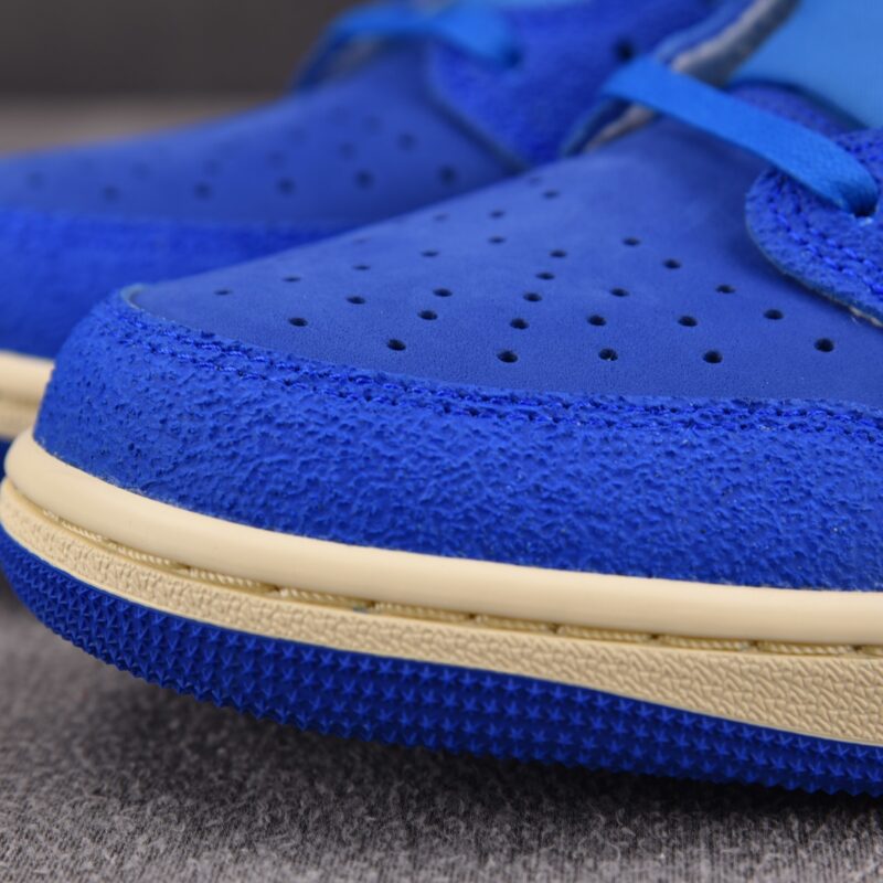 (BEST) Travis Scott x Air Jordan 1 Low OG SP Suede 'Fragment Deep Blue'