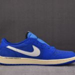 (BEST) Travis Scott x Air Jordan 1 Low OG SP Suede 'Fragment Deep Blue'
