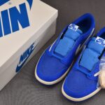 (BEST) Travis Scott x Air Jordan 1 Low OG SP Suede 'Fragment Deep Blue'