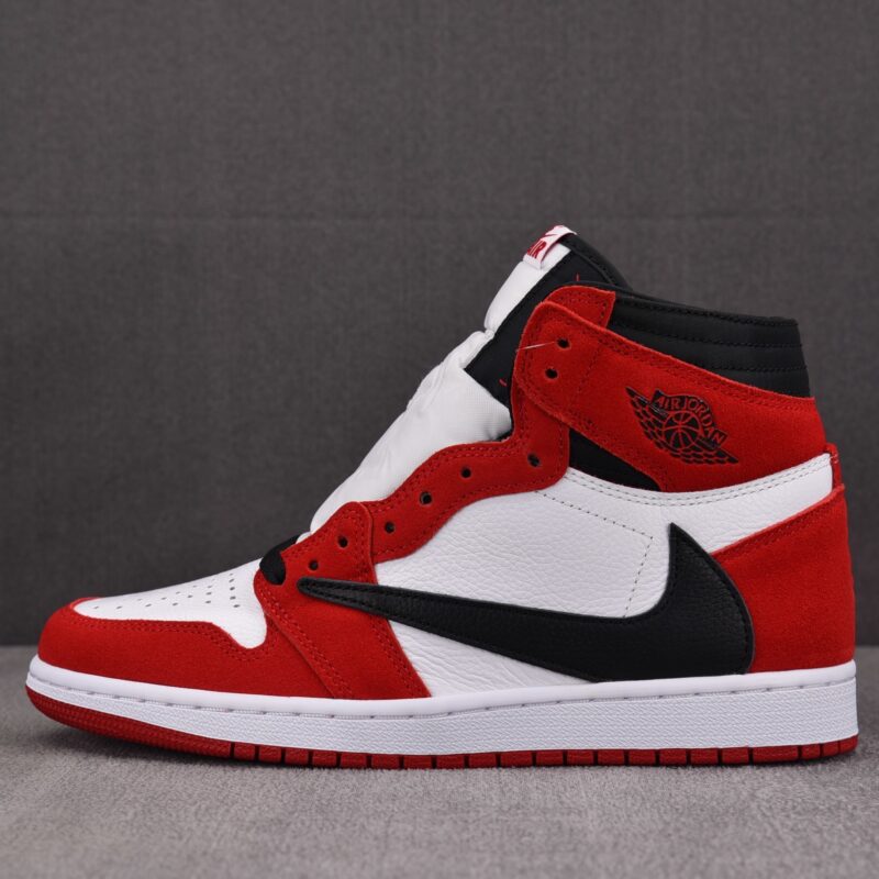 (BEST) Travis Scott x Air Jordan 1 Retro High OG Suede 'Chicago'