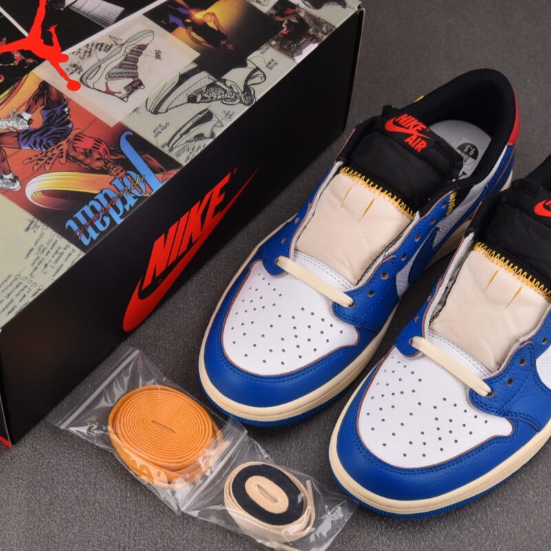 (BEST) Union LA x Air Jordan 1 Retro Low OG 'Storm Blue'