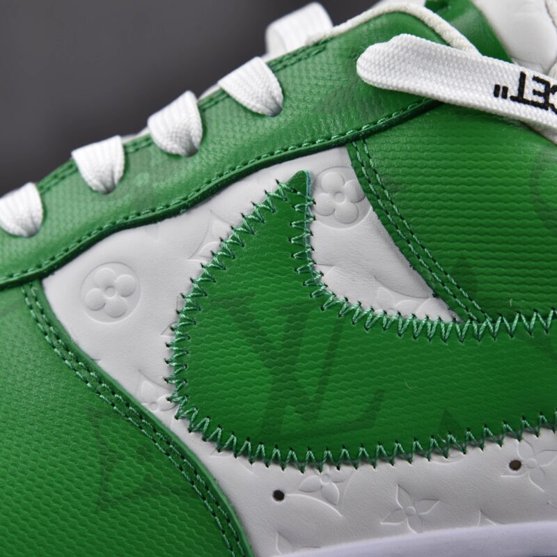 (BEST) Nike Air Force 1 Low x Louis Vuitton By Virgil Abloh ‘White Green’