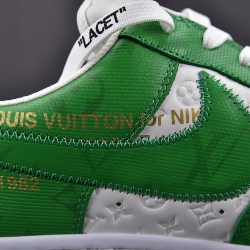(BEST) Nike Air Force 1 Low x Louis Vuitton By Virgil Abloh ‘White Green’