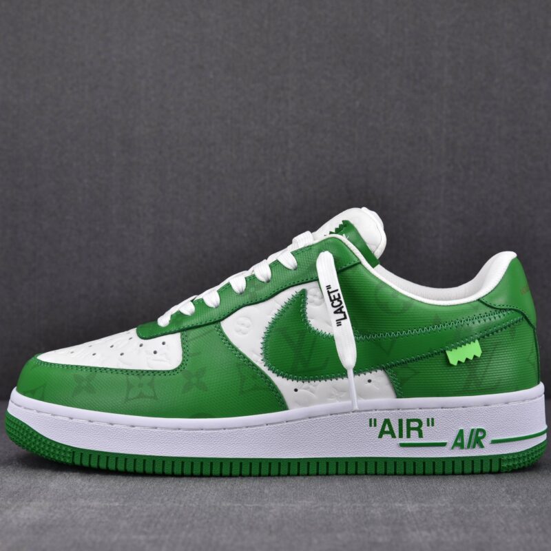 (BEST) Nike Air Force 1 Low x Louis Vuitton By Virgil Abloh ‘White Green’