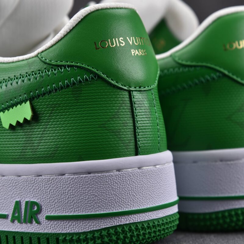 (BEST) Nike Air Force 1 Low x Louis Vuitton By Virgil Abloh ‘White Green’