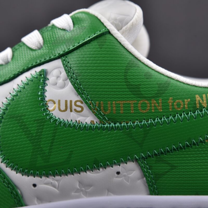 (BEST) Nike Air Force 1 Low x Louis Vuitton By Virgil Abloh ‘White Green’
