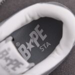 (BEST) A Bathing Ape Bape Sta Patent Leather 'WHITE GREY' (2023)