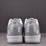 (BEST) A Bathing Ape Bape Sta Patent Leather 'WHITE GREY' (2023)