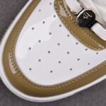 (BEST) A Bathing Ape Bape Sta Patent Leather 'WHITE KHAKI' (2023)