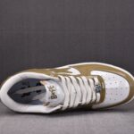 (BEST) A Bathing Ape Bape Sta Patent Leather 'WHITE KHAKI' (2023)