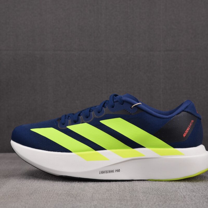 (BEST) adidas Adizero Evo SL 'Dark Blue Solar Slime'