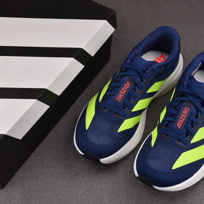 (BEST) adidas Adizero Evo SL 'Dark Blue Solar Slime'