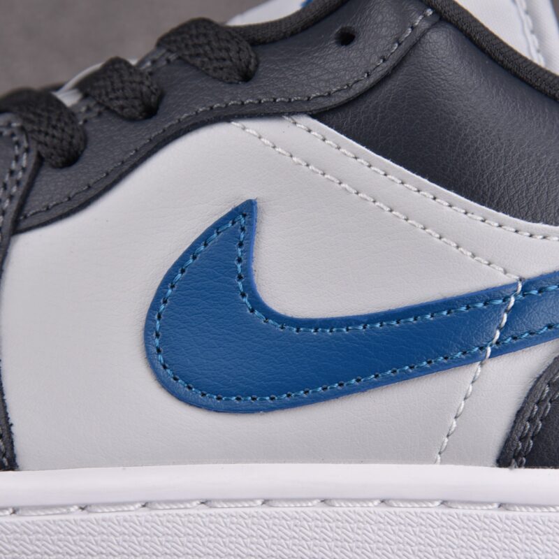 (BEST) Air Jordan 1 Low 'ANTHRACITE INDUSTRIAL BLUE'