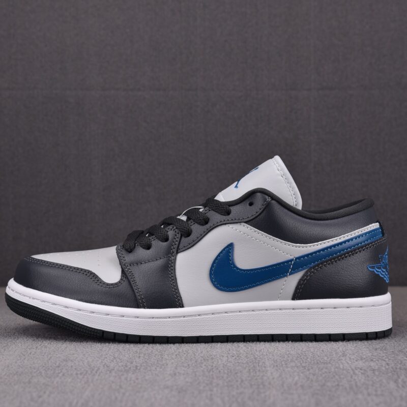 (BEST) Air Jordan 1 Low 'ANTHRACITE INDUSTRIAL BLUE'