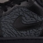 (BEST) Air Jordan 1 Low 'BLACK ELEPHANT PRINT'