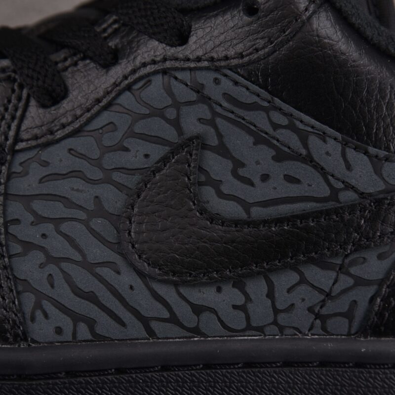 (BEST) Air Jordan 1 Low 'BLACK ELEPHANT PRINT'