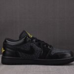 (BEST) Air Jordan 1 Low 'BLACK ELEPHANT PRINT'