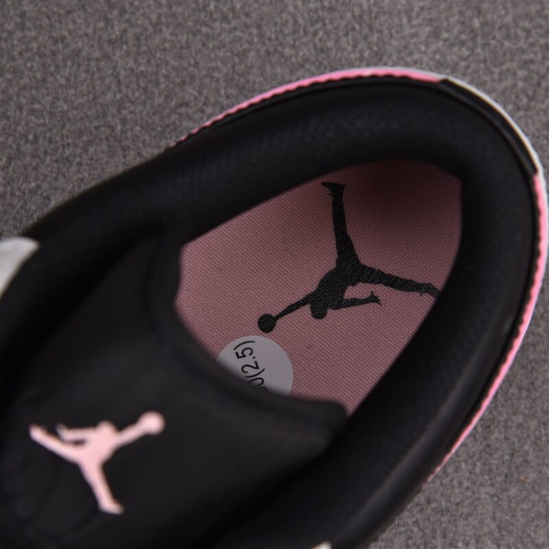 (BEST) Air Jordan 1 Low 'BLACK GREY PINK'