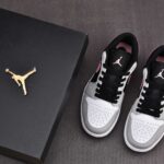 (BEST) Air Jordan 1 Low 'BLACK GREY PINK'