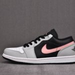 (BEST) Air Jordan 1 Low 'BLACK GREY PINK'