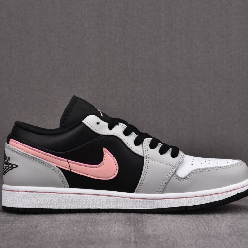 (BEST) Air Jordan 1 Low 'BLACK GREY PINK'