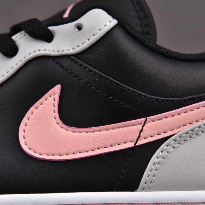 (BEST) Air Jordan 1 Low 'BLACK GREY PINK'