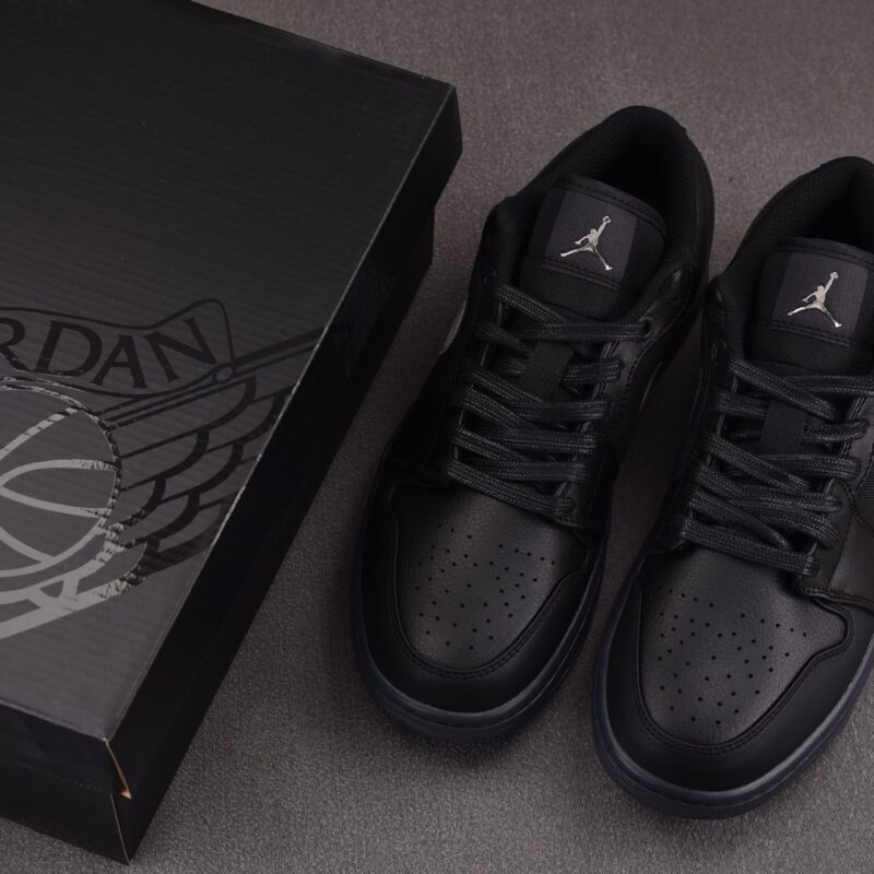 (BEST) Air Jordan 1 Low 'BLACK WHITE DARK SMOKE GREY'