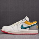 (BEST) Air Jordan 1 Low Premium 'SAIL YELLOW OCHRE'