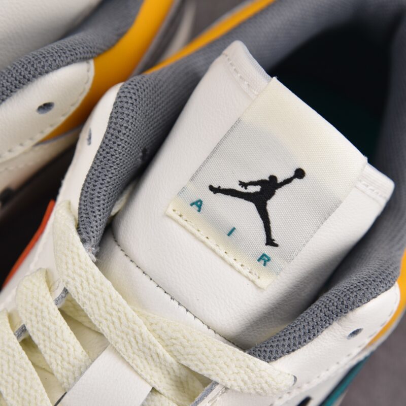 (BEST) Air Jordan 1 Low Premium 'SAIL YELLOW OCHRE'