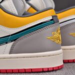 (BEST) Air Jordan 1 Low Premium 'SAIL YELLOW OCHRE'