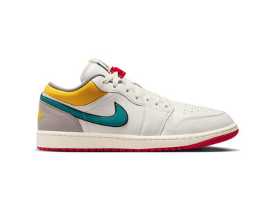 (BEST) Air Jordan 1 Low Premium 'SAIL YELLOW OCHRE'