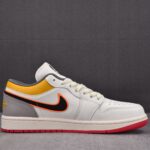 (BEST) Air Jordan 1 Low Premium 'SAIL YELLOW OCHRE'