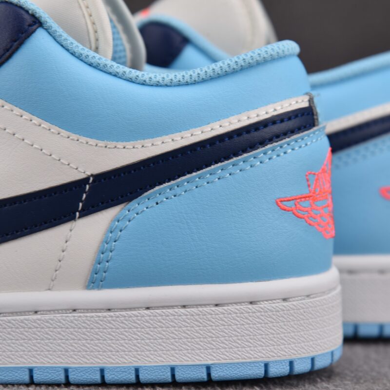 (BEST) Air Jordan 1 Low 'SAIL BLUE CHILL'
