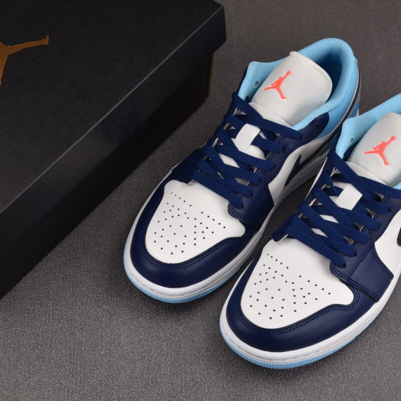(BEST) Air Jordan 1 Low 'SAIL BLUE CHILL'