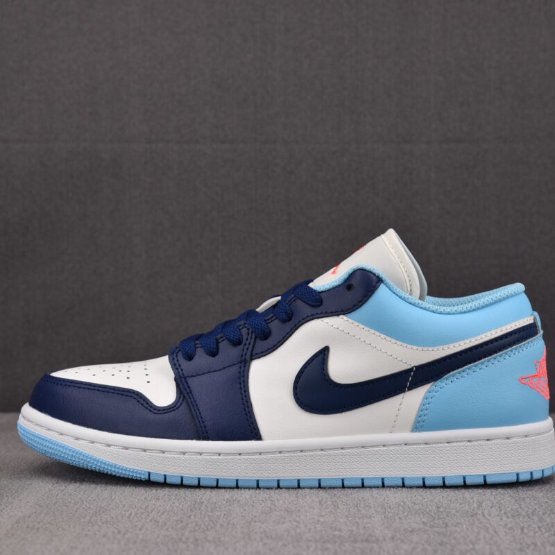 (BEST) Air Jordan 1 Low 'SAIL BLUE CHILL'