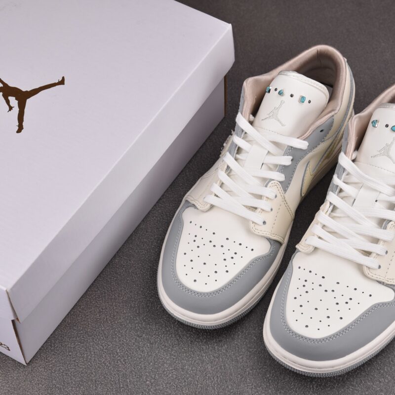 (BEST) Air Jordan 1 Low 'SAIL SOFT PEARL'