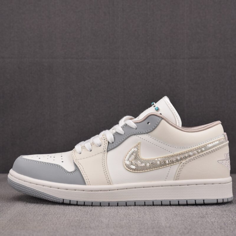 (BEST) Air Jordan 1 Low 'SAIL SOFT PEARL'