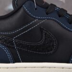 (BEST) Air Jordan 1 Low SE Black 'DARK OBSIDIAN SNAKESKIN'