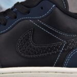 (BEST) Air Jordan 1 Low SE Black 'DARK OBSIDIAN SNAKESKIN'