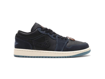 (BEST) Air Jordan 1 Low SE Black 'DARK OBSIDIAN SNAKESKIN'