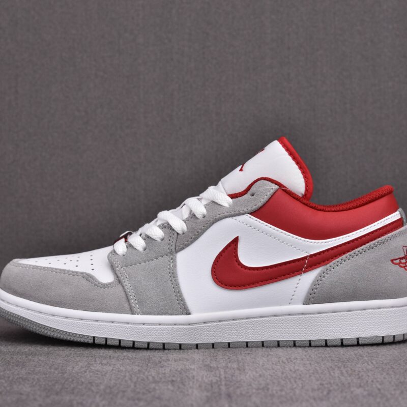 (BEST) Air Jordan 1 Low SE 'LIGHT SMOKE GYM RED'