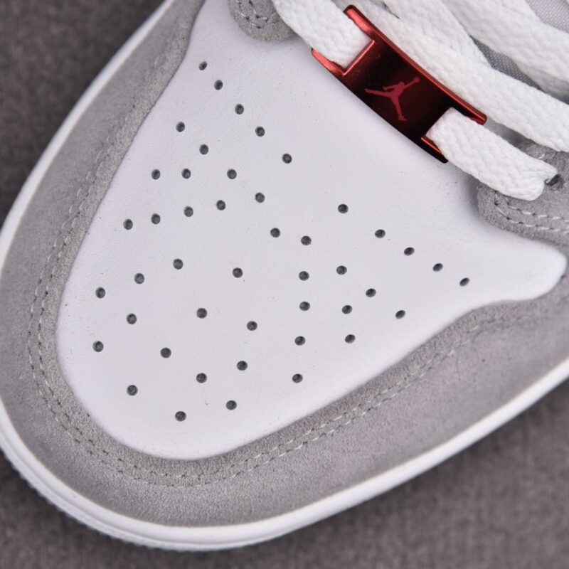 (BEST) Air Jordan 1 Low SE 'LIGHT SMOKE GYM RED'