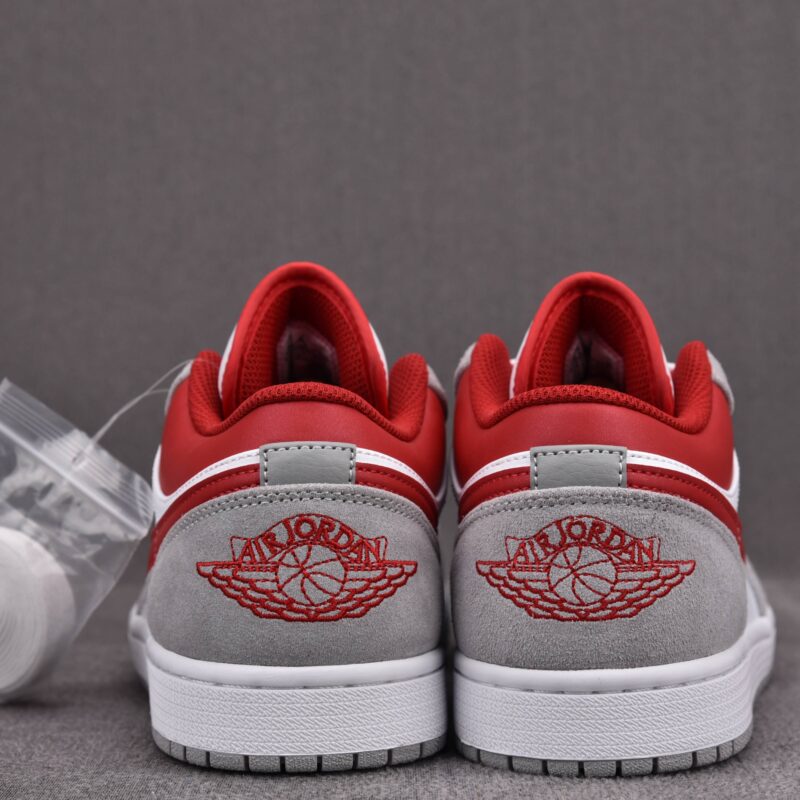(BEST) Air Jordan 1 Low SE 'LIGHT SMOKE GYM RED'