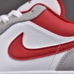 (BEST) Air Jordan 1 Low SE 'LIGHT SMOKE GYM RED'