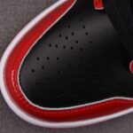 (BEST) Air Jordan 1 Low SE Patent 'VARSITY RED BLACK'