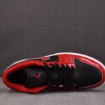 (BEST) Air Jordan 1 Low SE Patent 'VARSITY RED BLACK'